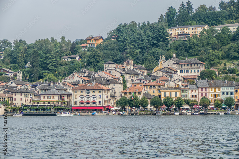 Lake front of Orta