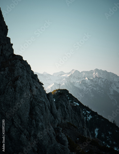 Sonnenaufgang am Herzogstand, Bayern