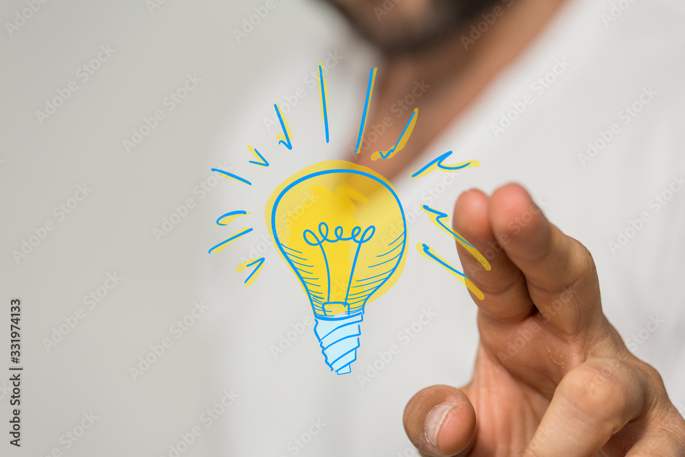 Concept for business strength and success.