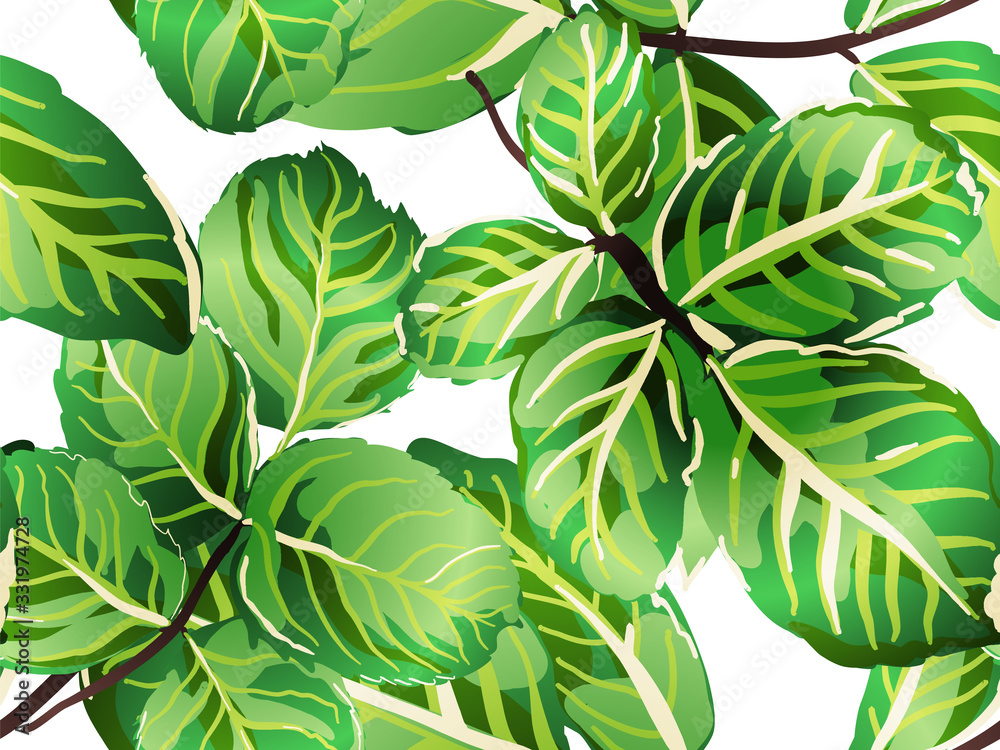 Leaves Seamless Pattern. Leaves Seamless Pattern.