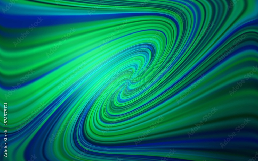 Fototapeta premium Light Green vector modern elegant background. Glitter abstract illustration with gradient design. New style for your business design.