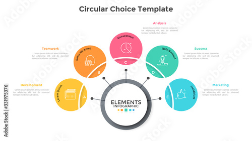 Modern Infographic Template photo