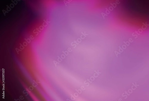 Light Pink vector blurred shine abstract background.