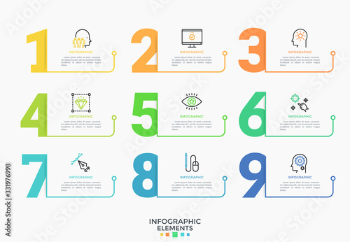 Infographic Number Template