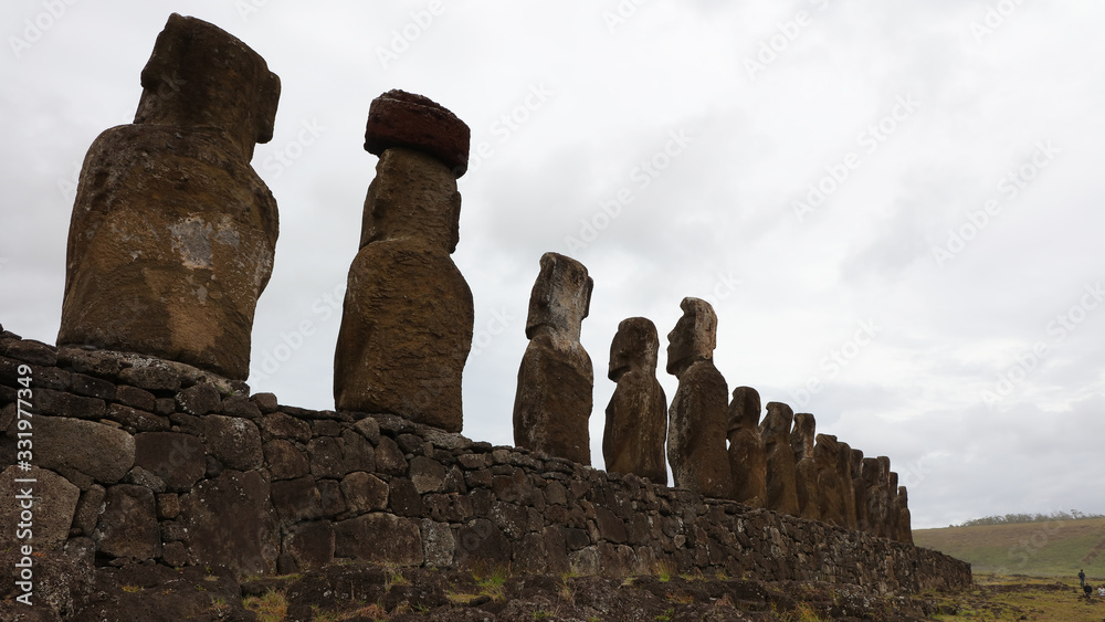 Ahu Tongariki, Isla de Pascua, Chile Ahu Tongariki, Isla de Pascua, Chile