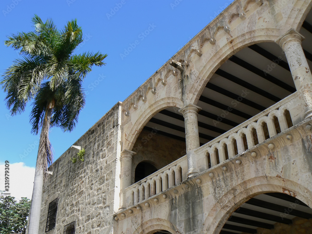 Alcazar de Colon was the residence of Christopher Colombus in Santo Domingo, Dominican Republic