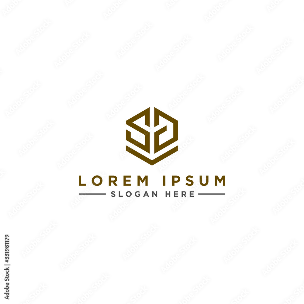 logo design inspiration for companies from the initial letters of the SG logo icon. -Vector