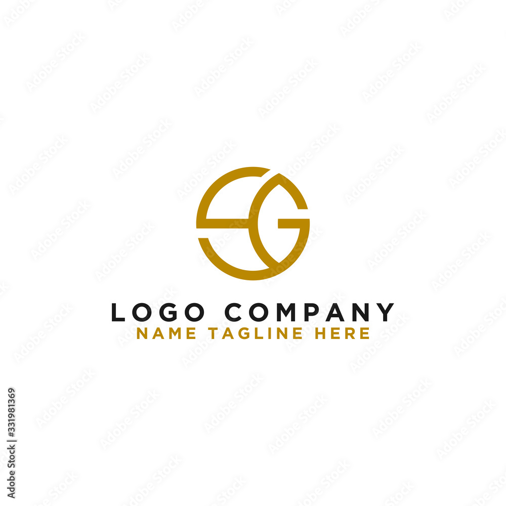logo design inspiration for companies from the initial letters of the SG logo icon. -Vector logo design inspiration for companies from the initial letters of the SG logo icon. -Vector