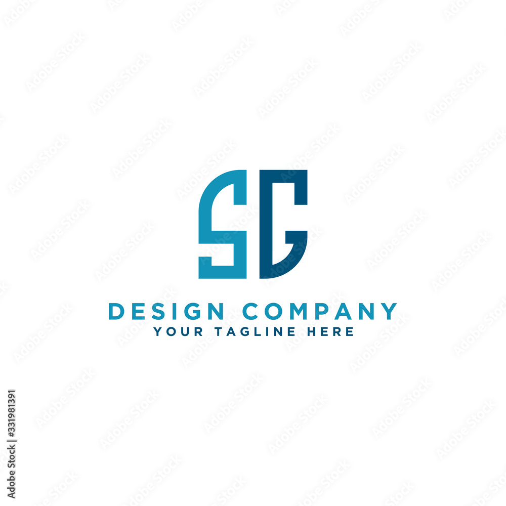 logo design inspiration for companies from the initial letters of the SG logo icon. -Vector logo design inspiration for companies from the initial letters of the SG logo icon. -Vector
