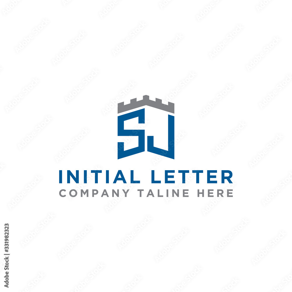 logo design inspiration for companies from the initial letters of the SJ logo icon. -Vector logo design inspiration for companies from the initial letters of the SJ logo icon. -Vector