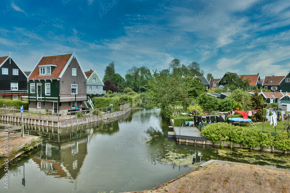 Beautiful and typcial Dutch village near Amsterdam Beautiful and typcial Dutch village near Amsterdam