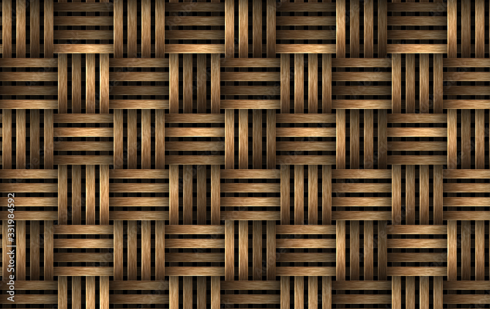 weaved basket wood weaved basket wood
