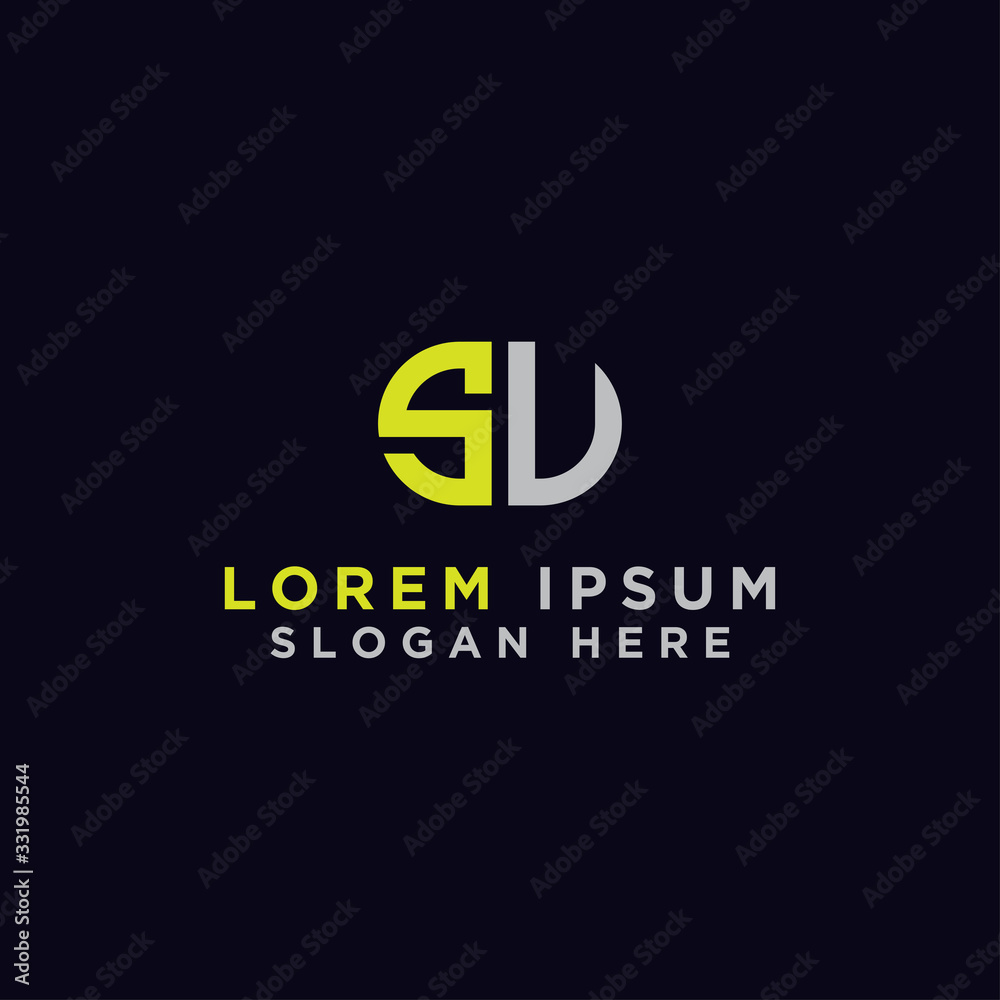 logo design inspiration for companies from the initial letters of the SV logo icon. -Vector logo design inspiration for companies from the initial letters of the SV logo icon. -Vector
