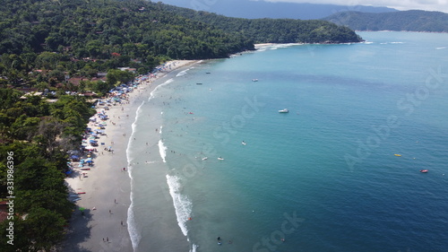 Ubatuba Brzilian city sea 