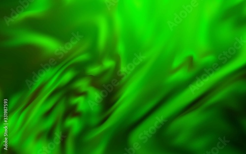 Light Green vector blurred bright template. Shining colored illustration in smart style. New style for your business design.