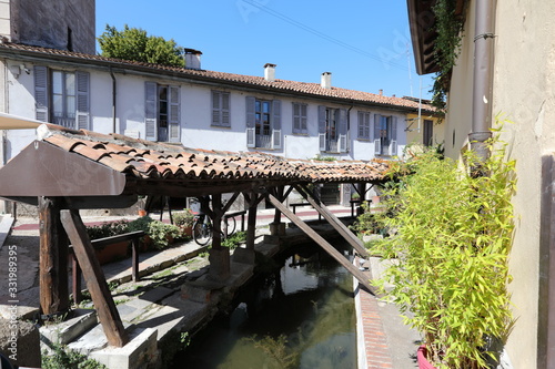 Naviglio Grande Cannels Milan Italy  photo