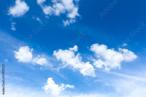 Blue sky and clouds background