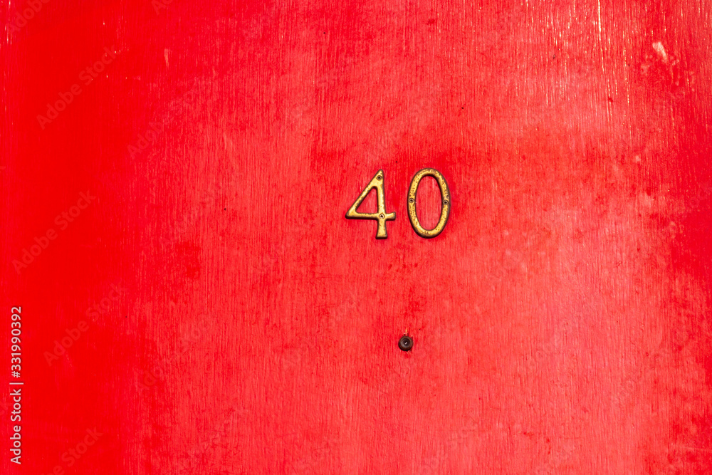 House number 40 House number 40