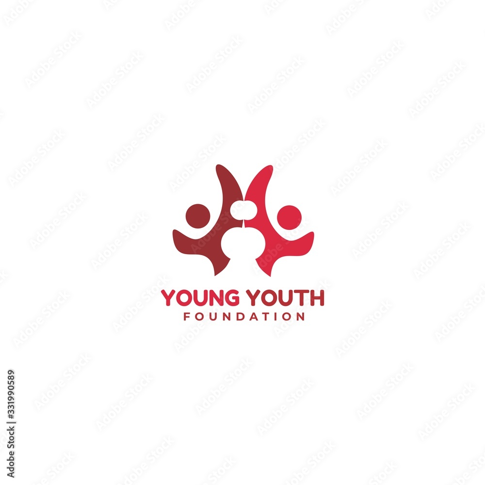 Abstract Youth Logo Template Abstract Youth Logo Template