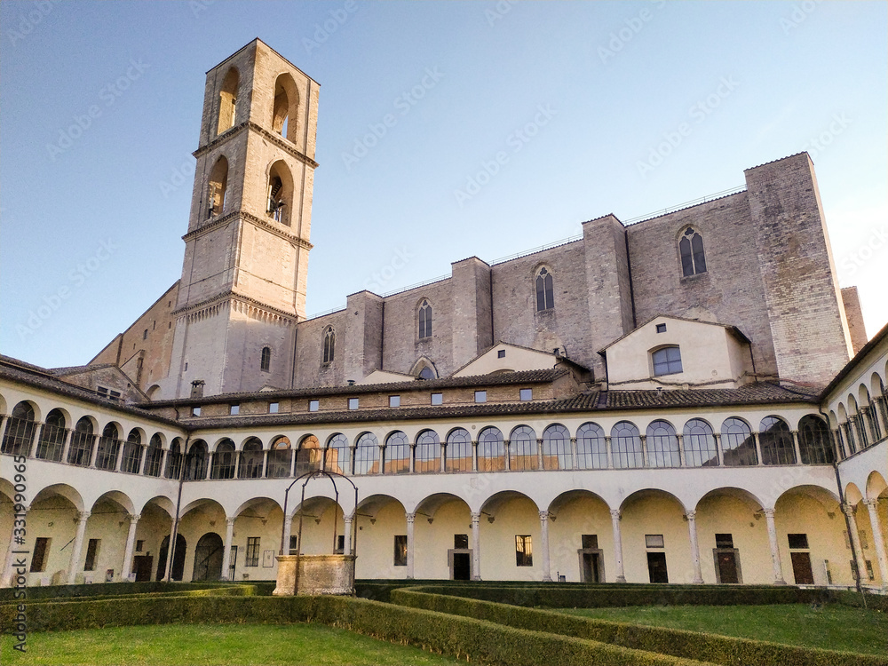 Saint Domenico Church and Convent, in Perugia, Umbria, Italy