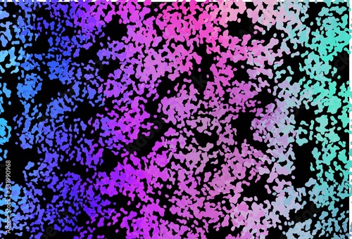 Dark Pink, Blue vector texture with random forms.