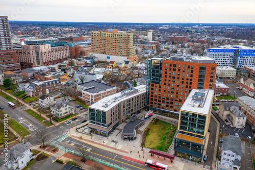 Aerial of Rutgers New Brunswick New Jersey photo