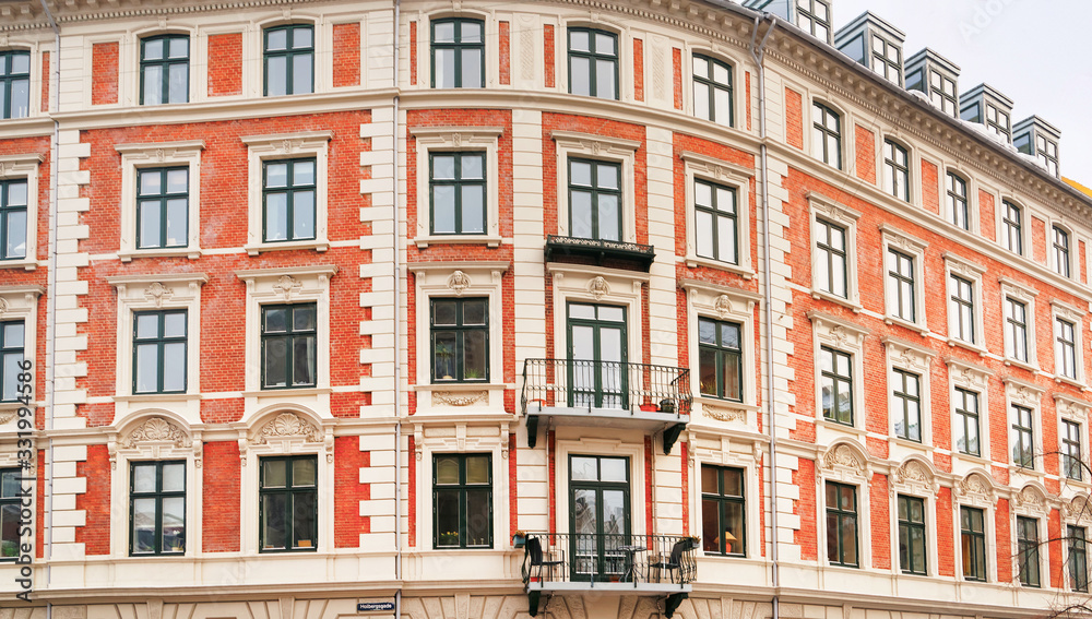 View on Building in Holbergsgade Street in Copenhagen