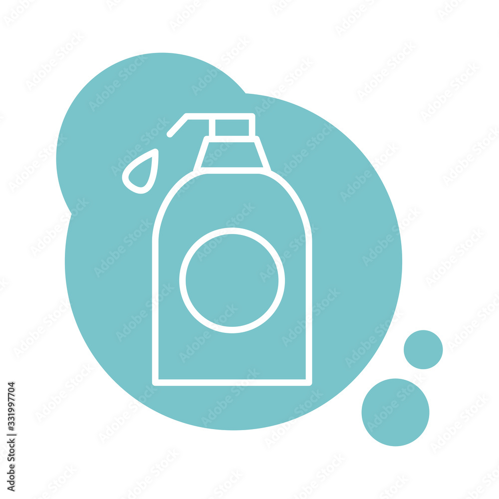 antibacterial soap bottle block icon antibacterial soap bottle block icon