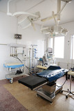 Hospital operating (surgery) room with monitors and equipment