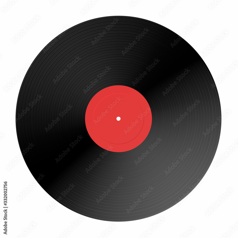 Vinyl record isolated on white background Vinyl record isolated on white background