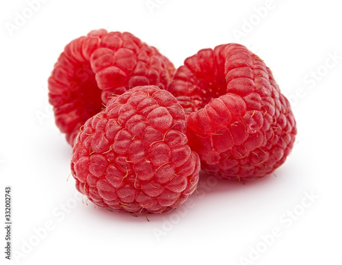 Raspberry Isolated on White Background