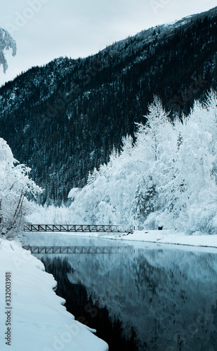 winter river