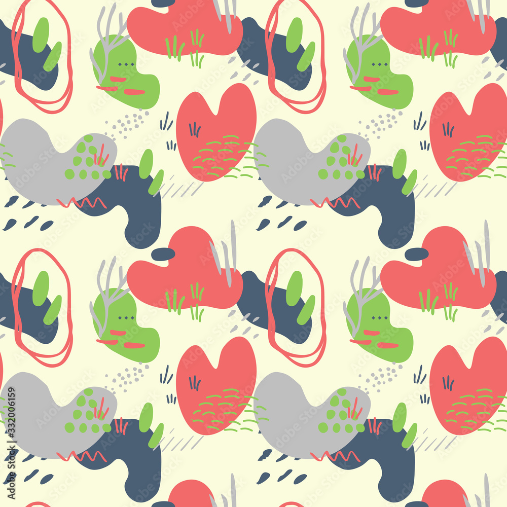 Naklejka premium Seamless abstract pattern