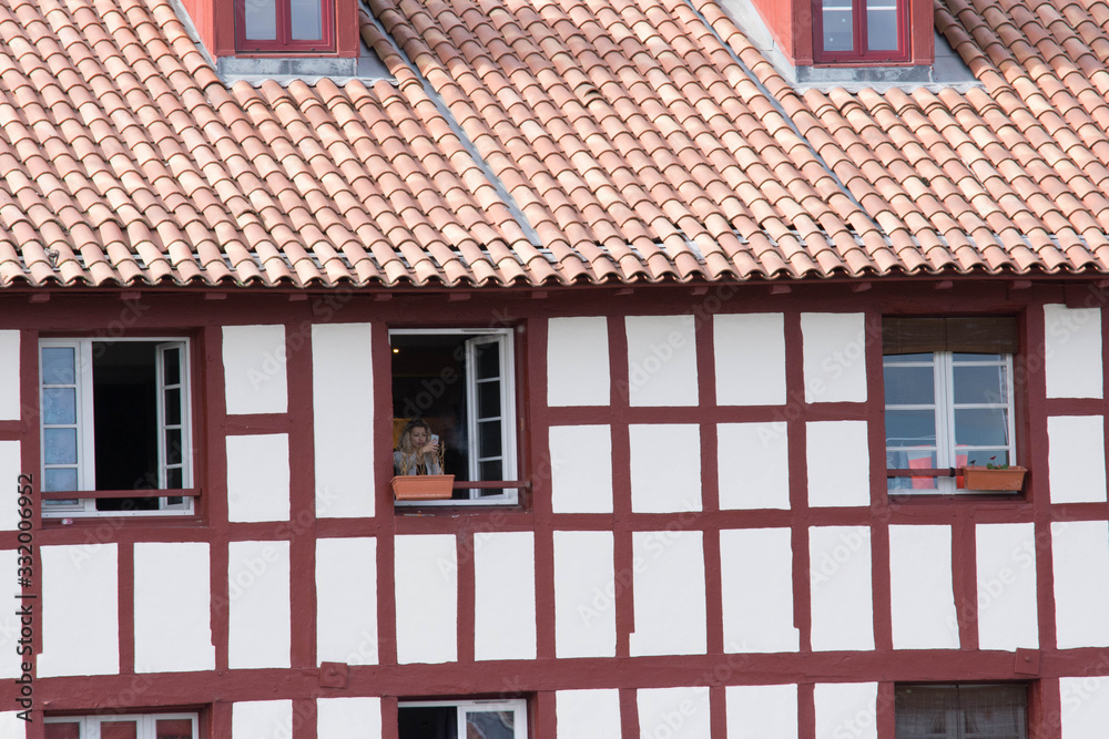 Fototapeta premium Maison Basque Bayonne