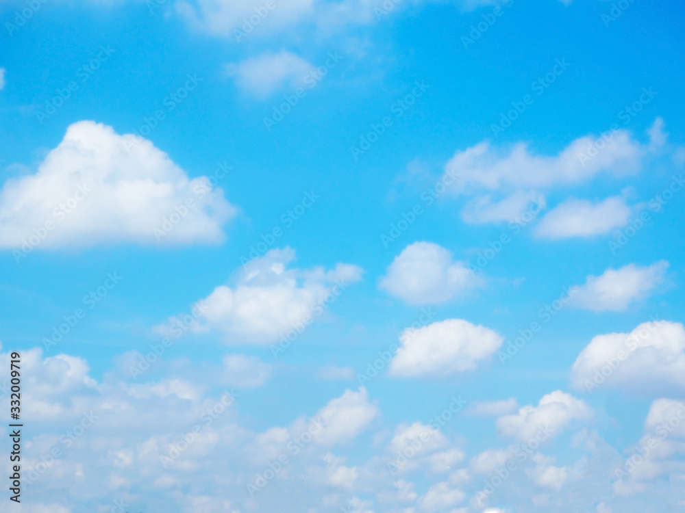 Blue sky with white clouds in the morning for natural background concept. Blue sky with white clouds in the morning for natural background concept.