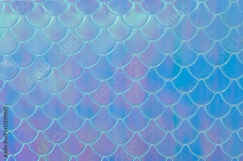 Wallpaper Mural Abstract textured holographic background from leather surface, like mermaid or fish scales. Trendy multicolor texture with copy space. Celebration, holidays, fashion concept. Horizontal Torontodigital.ca