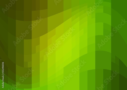 Light Green, Yellow vector polygonal illustration, which consist of rectangles. Rectangular design for your business. Creative geometric background in Origami style with gradient