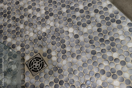 shower drain tiles