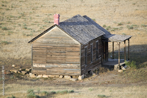 Fotografiet Pioneers cabin near Hot Springs, South Dakota