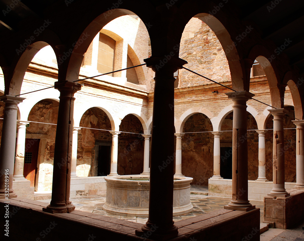Ruins of Scala Dei (or Scaladei), a medieval monastery or charterhouse (Carthusian monastery), Catalonia, Spain