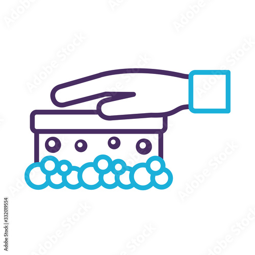 hand wiping cleaning line style