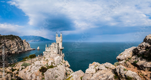 Castle Swallow's nest on the rock in Crimea.