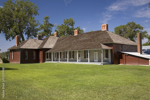 Historic ranch house at Fort Robinson, North western Nebraska photo