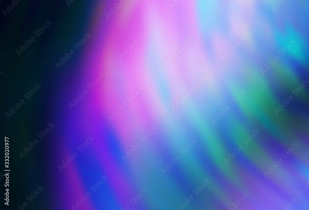 Dark Pink, Blue vector glossy abstract background.