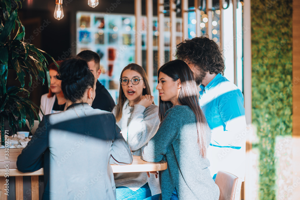 Fototapeta premium Work team strategy conversation