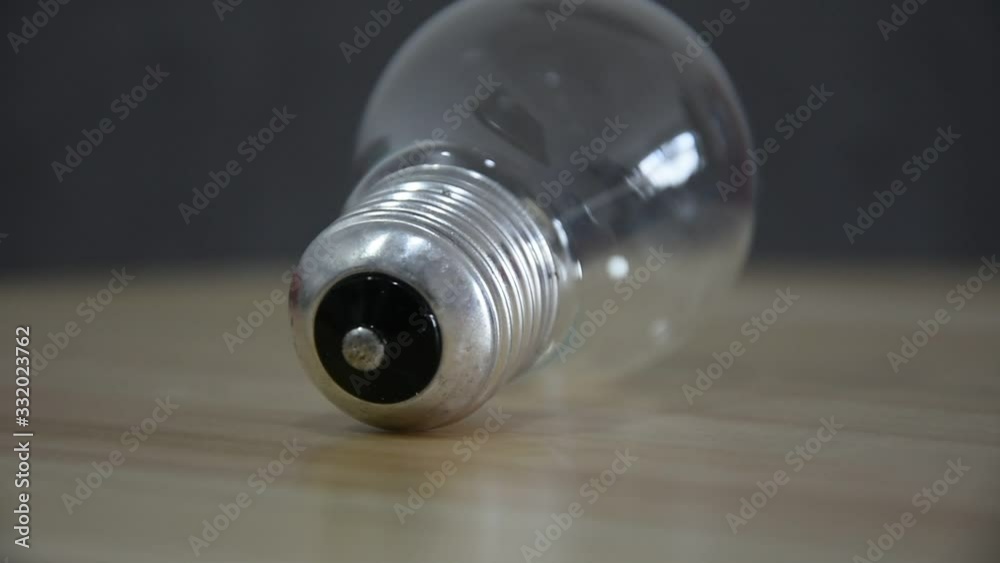 Light bulb, isolated, Realistic video Light bulb, isolated, Realistic video