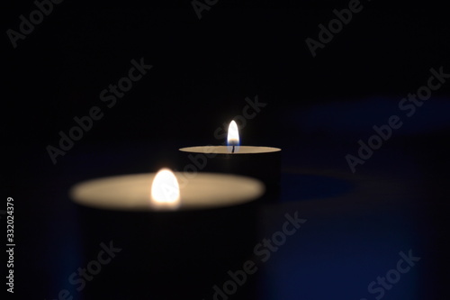 candle in the dark