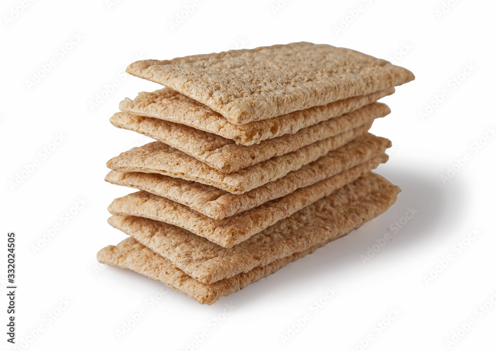crispreads isolated on white background crispreads isolated on white background