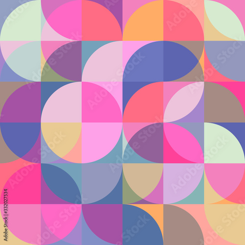 Abstract vector colorful geometric harmonic wave background