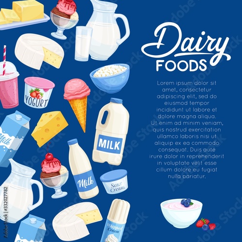 Dairy foods template